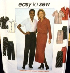 8329 SS-LS BUTTON SHIRT,PANTS,SKIRT LENGTHS PATTERN 18-22,6-10
